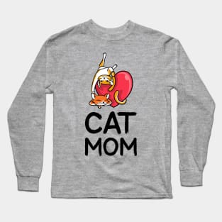 Cat Mom Long Sleeve T-Shirt